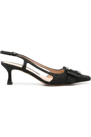 ROBERTO FESTA Atena denim slingback pumps