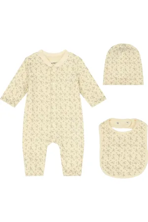 Calvin Klein Monogram-print romper set