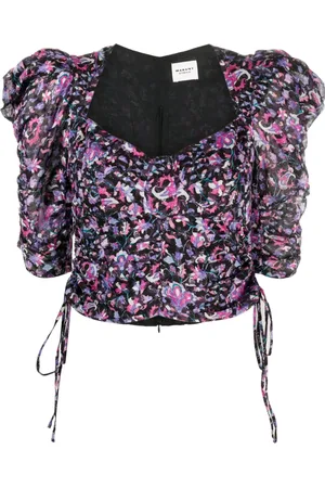 Isabel Marant Galaor puff-sleeve blouse