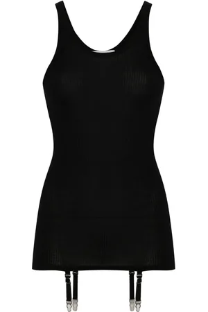 LEMAIRE Suspenders-detail seamless tank top
