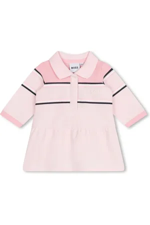 HUGO BOSS Logo-embroidered polo dress