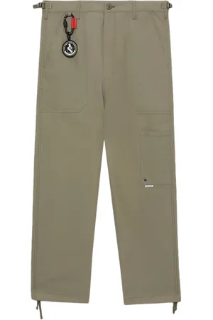 Izzue Logo-appliqu?? straight-leg trousers