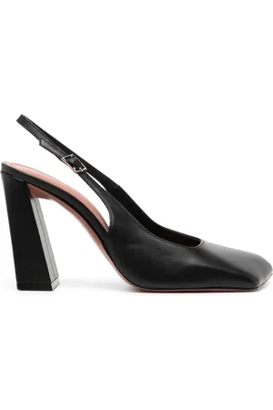 Amina Muaddi 95mm Charlotte slingback pumps