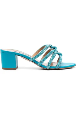 Aquazzura 60mm crystal-embellished sandals