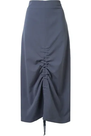 GOEN.J Ruched midi skirt