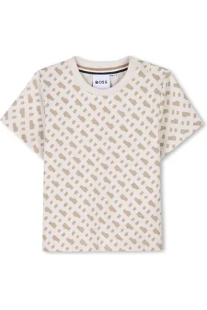 HUGO BOSS Monogram-pattern T-shirt
