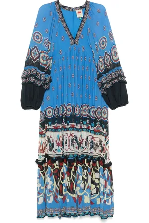 Farm Rio Ainika Tiles maxi dress