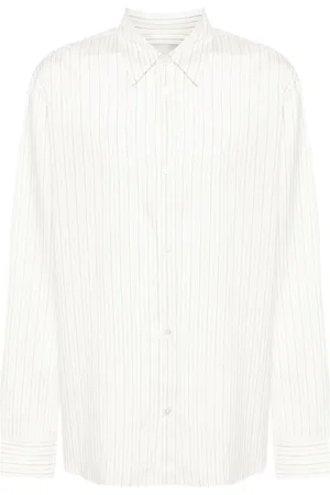 STUDIO NICHOLSON Striped silk shirt