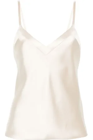 BLANCA Trachy satin top