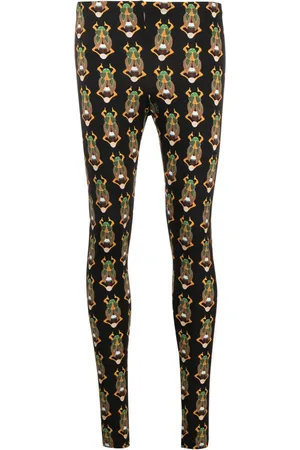 La DoubleJ Graphic-print elasticated-waist leggings