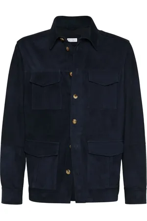 Brunello Cucinelli Leather shirt jacket