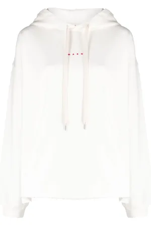 Marni Logo-print cotton hoodie