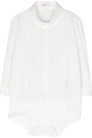 Il gufo Long-sleeve buttoned cotton body