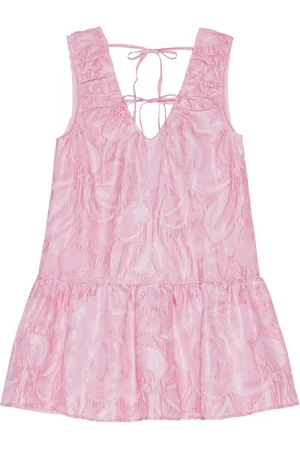 Ganni Patterned sleeveless dress