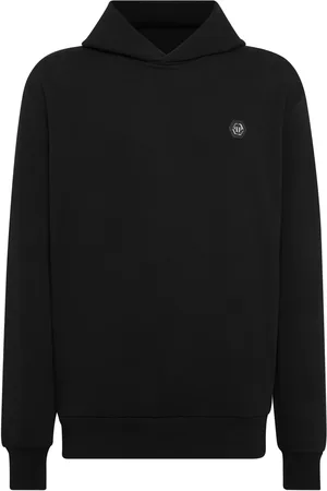 Philipp Plein Logo-appliqu?? cotton hoodie