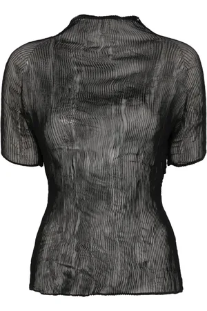 Issey Miyake Chiffon Twist top