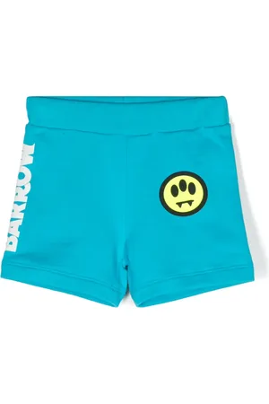 BARROW Logo-print cotton shorts