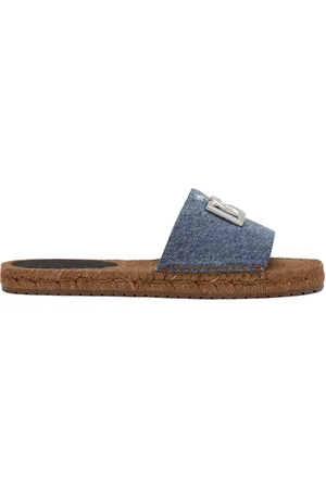 Dolce & Gabbana Logo-plaque denim espadrilles