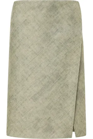 Serafini A-line wrap skirt