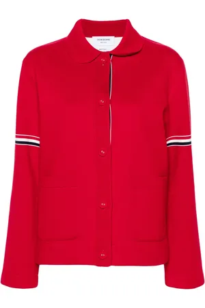 Thom Browne RWB stripe cotton jacket