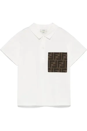 Fendi FF-jacquard polo shirt
