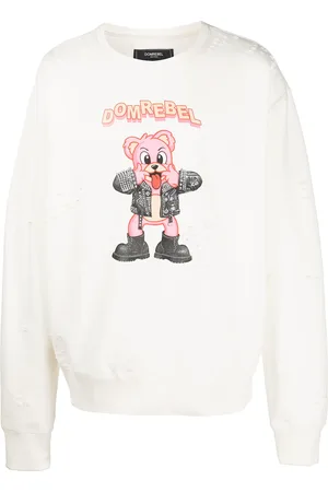 DOMREBEL Punk Bear crewneck swearshirt