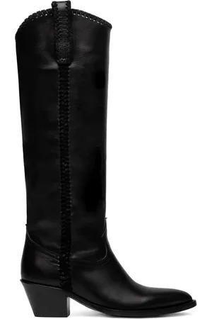 Buttero 40mm pointed-toe leather boots