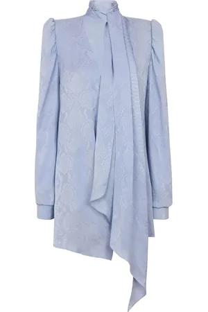 Balmain Snakeskin-print silk minidress