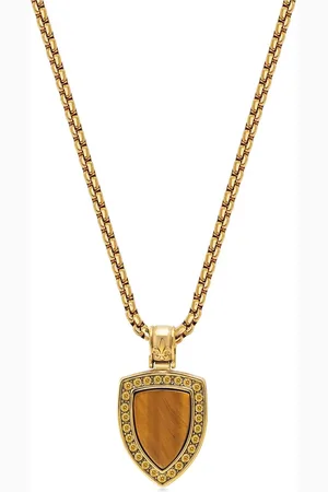 Nialaya Gemstone chain-link necklace