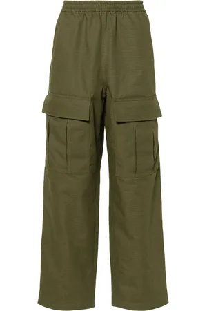 Acne Studios Logo-embroidered cargo trousers