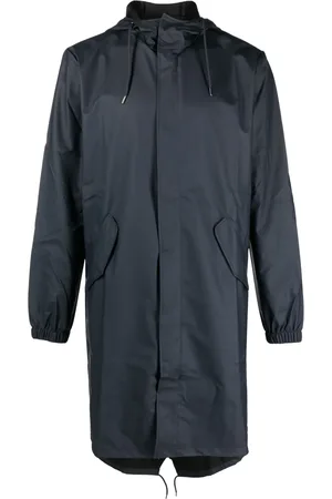 Rains Zip-up hooded raincoat