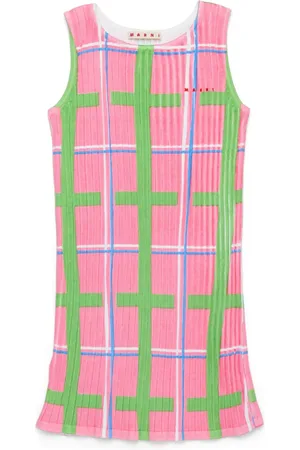 Marni Check-print dress
