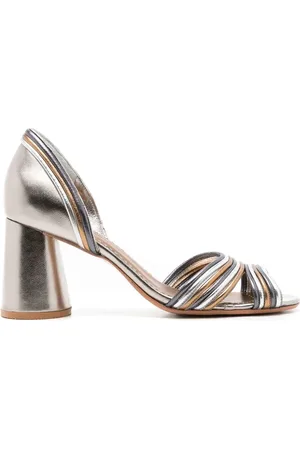 Sarah Chofakian Yoko 75mm striped sandals