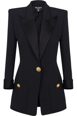 Balmain Peak-lapel wool blazer
