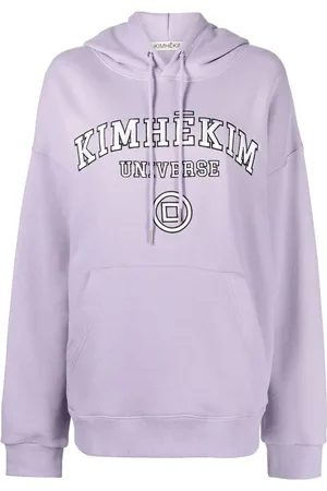 KIMHEKIM Logo-embroidered cotton hoodie