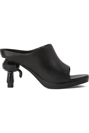 Karl Lagerfeld Ikon kitten-heel leather sandals