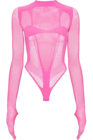 GCDS Panelled-mesh bodysuit