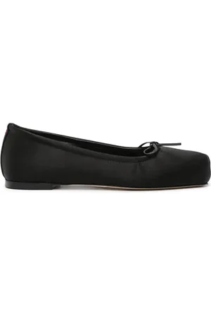 Aeyde Gabriella satin ballerina shoes
