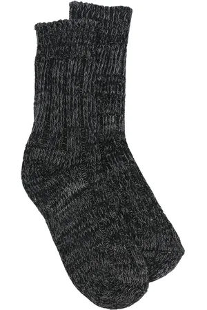 Birkenstock Logo-patch ribbed-knit socks