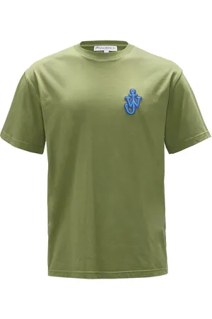 J.W.Anderson Anchor logo-embroidered organic cotton T-shirt