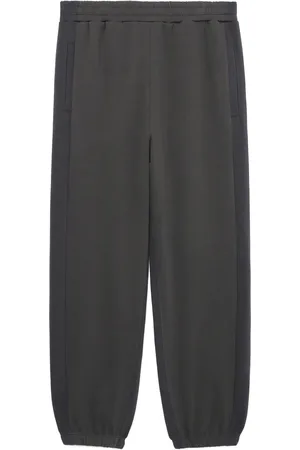 FIVE CM Two-tone cotton-blend track pants