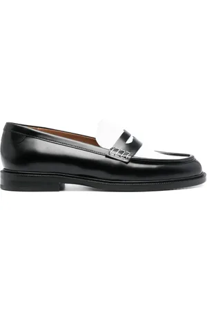 Claudie Pierlot Two-tone design leather loafers