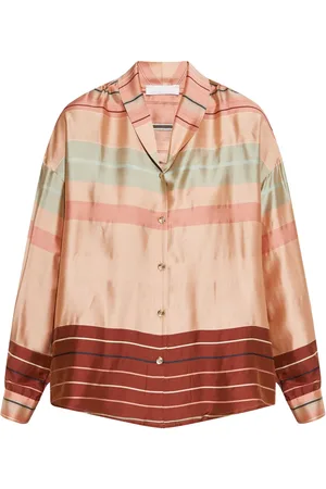 Hanro Buttoned striped pajama shirt