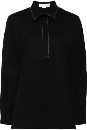 Victoria Beckham Decorative-stitching polo top