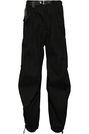 and wander Side-zip tapered trousers