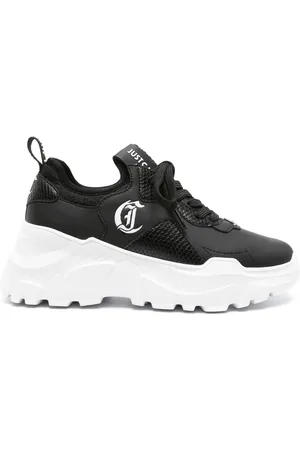 Roberto Cavalli Logo-appliqu?? chunky sneakers