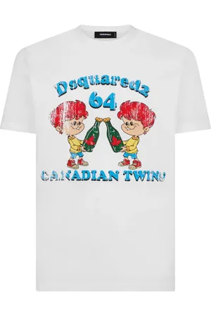 Dsquared2 Graphic-print cotton T-shirt