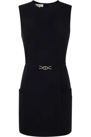 Twin-Set Logo-plaque sleeveless mini dress