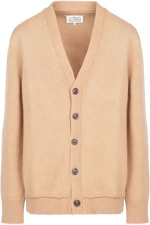 Maison Margiela V-neck elbow-patch cardigan