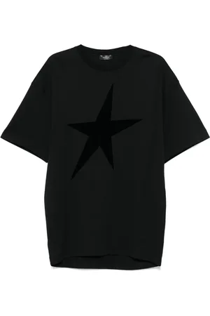 MUGLER Velvet star T-shirt